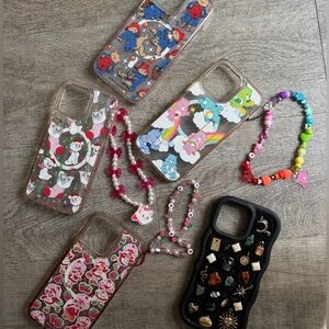 Lot of Girly Y2K IPhone 16 Pro Max Case (7 Total)